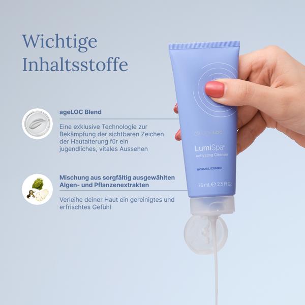 ageloc lumispa activating cleanser normal inhaltsstoffe