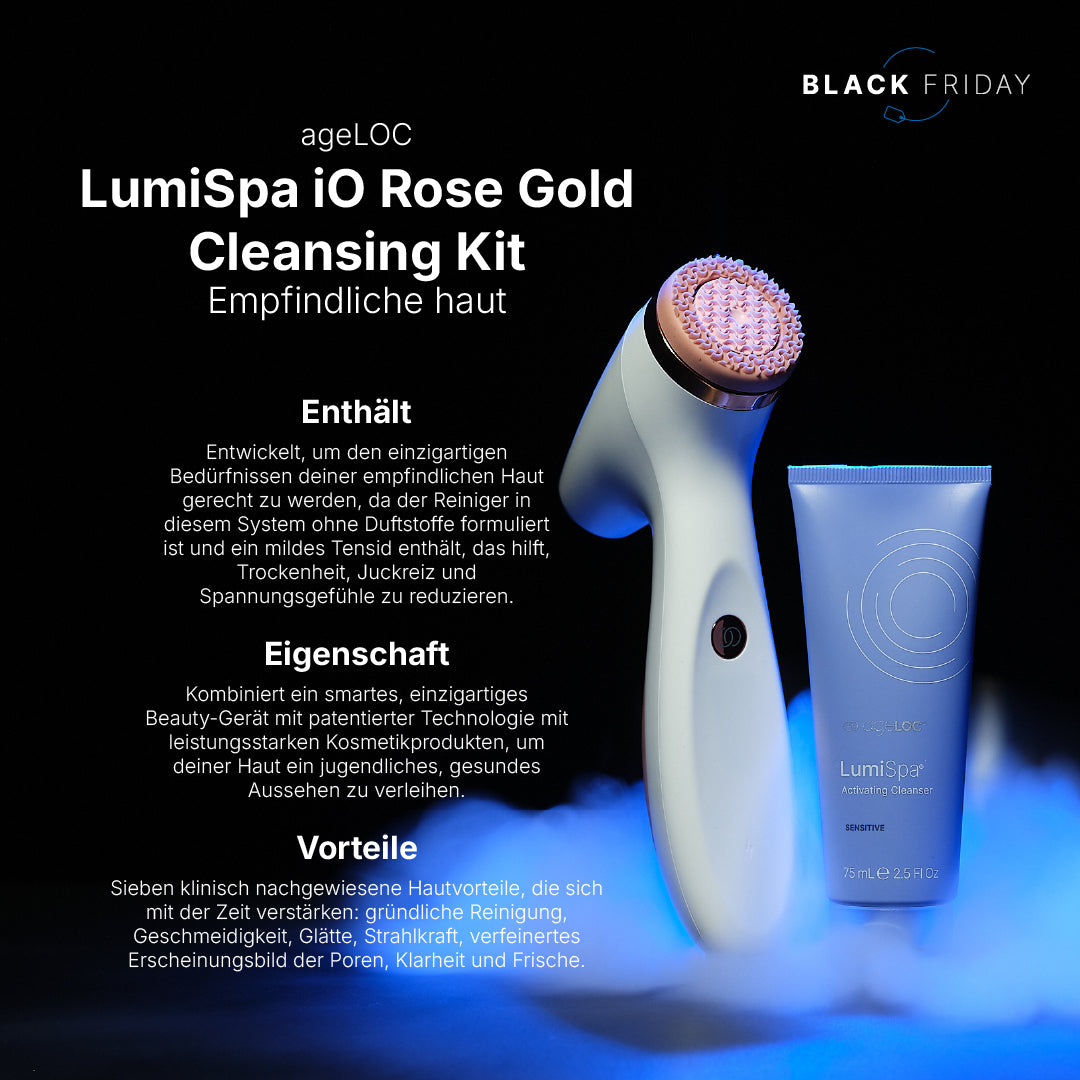 Nu Skin Black Friday 2025 LumiSpa iO empfindliche Haut
