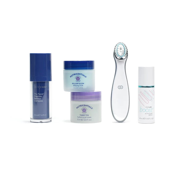 Boost and glow collection von nu skin für strahlende, junge Haut