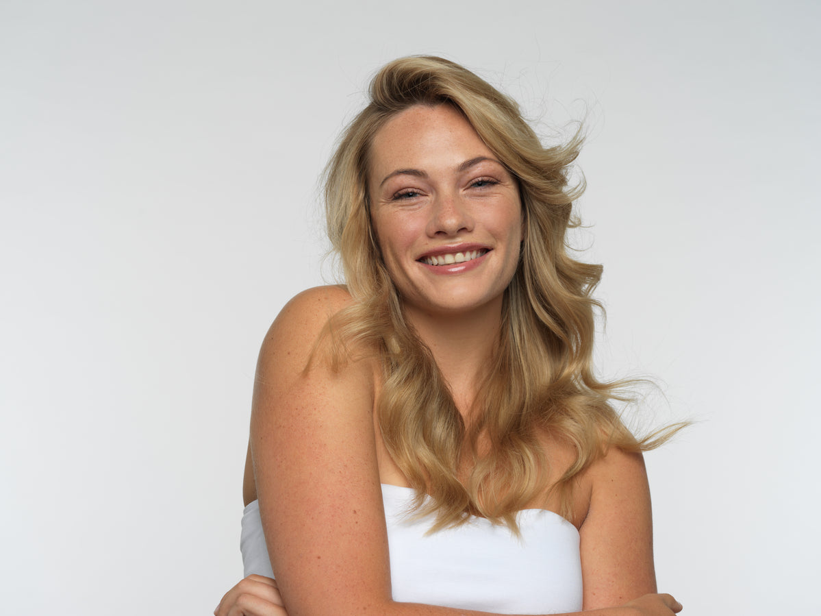 Schöne haare mit Protect Hair Spray von Nu Skin