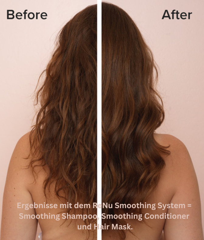 vorher nachher ReNu Smoothing Shampoo Nu Skin