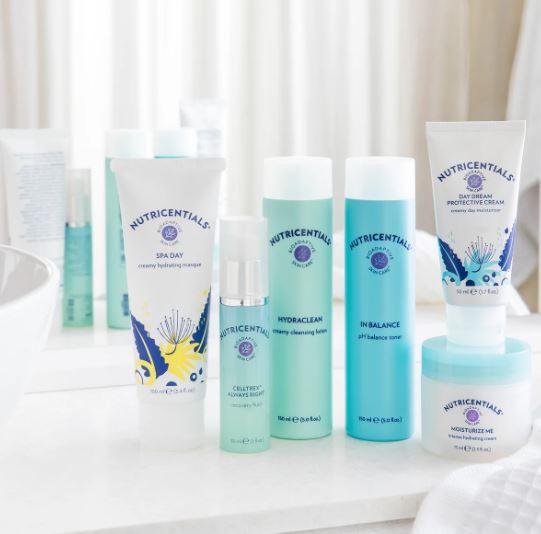 Mehrere Nutricential Produkte zur Hautpflege