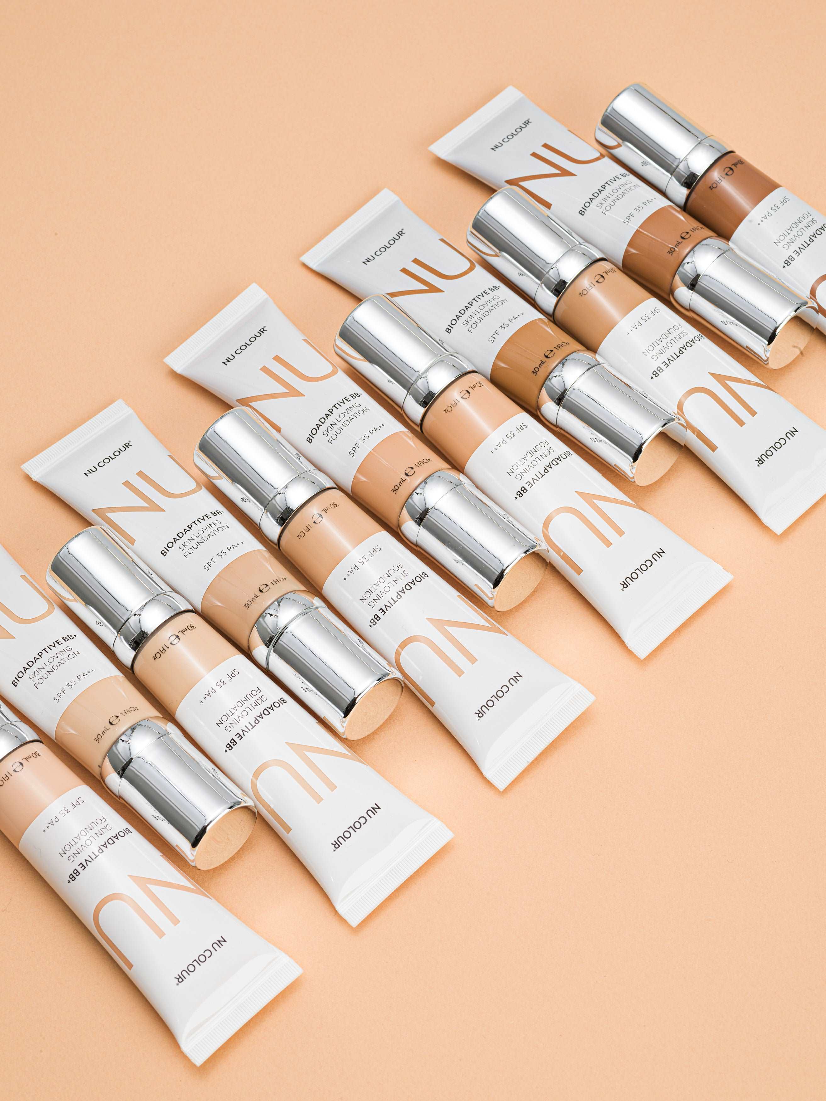 Bioadaptive* BB+ Skin Loving Foundation - Tuben in allen Farben