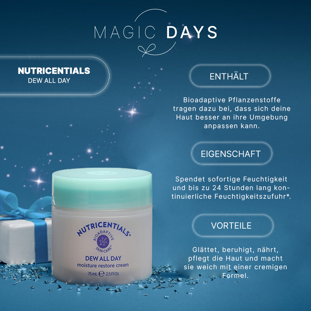 Magic Days Nu Skin Dew all day Cream  im Angebot vom 5.-8. Dez. 2023