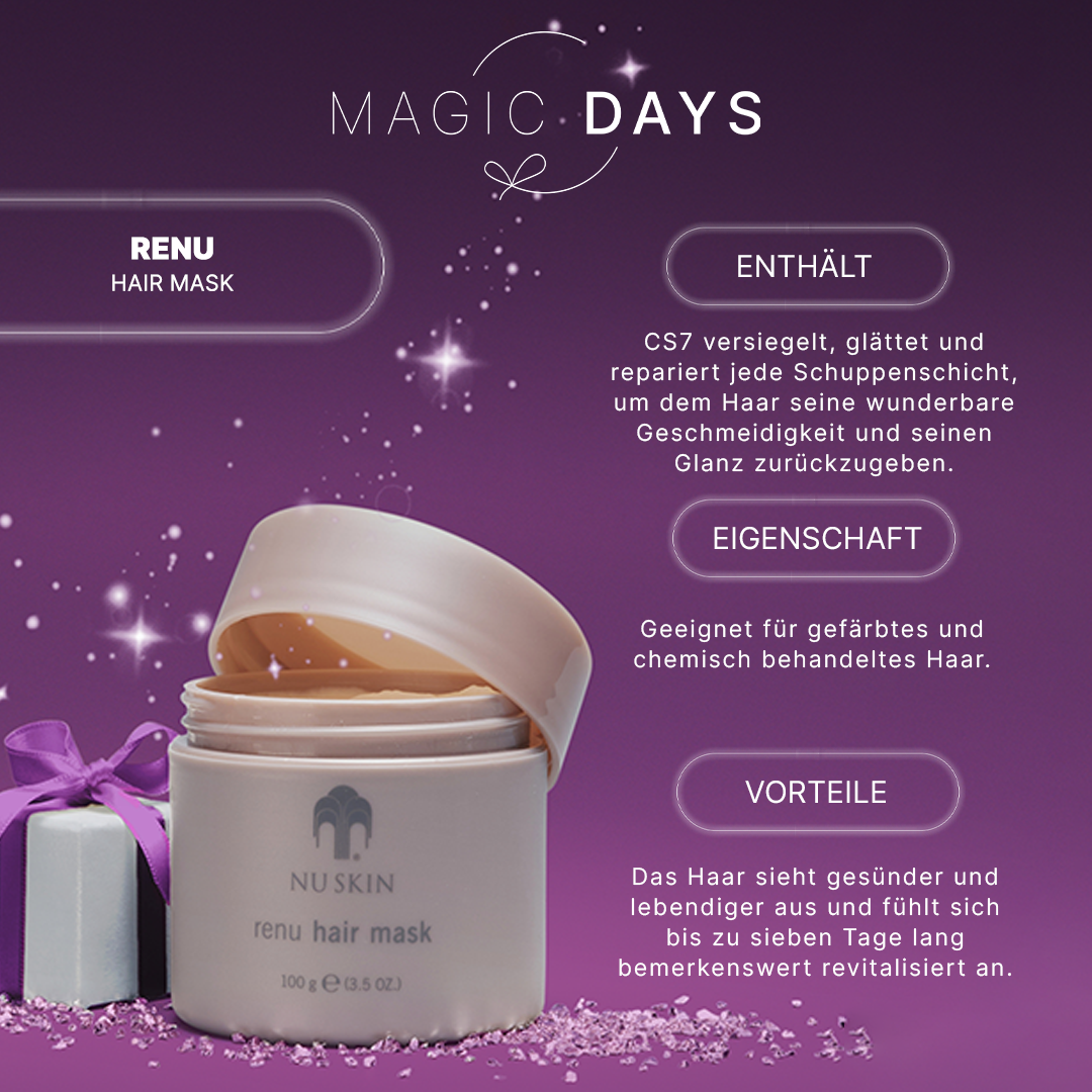 Magic Days Nu Skin ReNu Hair Mask im Angebot vom 5.-8. Dez. 2023
