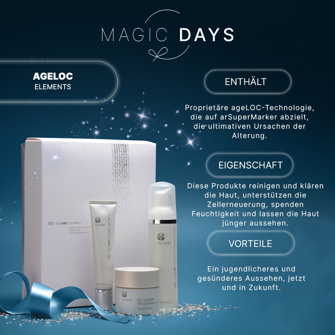 Magic Days Nu Skin Elements im Angebot vom 5.-8. Dez. 2023