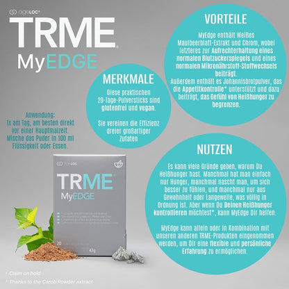 Nu Skin TRME Gewichtsmanagement MyEdge gegen Heißhunger