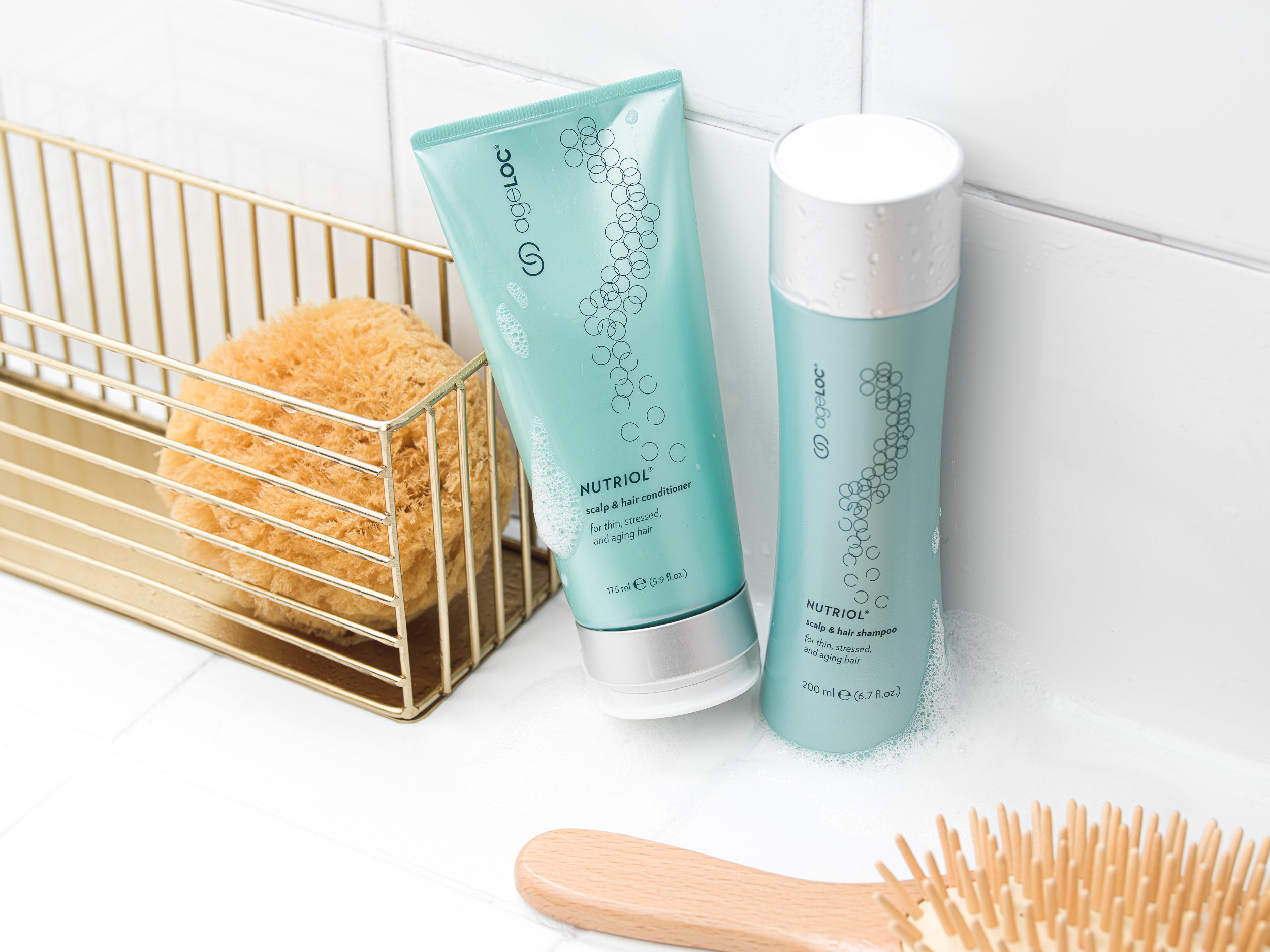 NUSKIN 2024 ageLOC Scalp and Hair Set: Shampoo and Conditioner