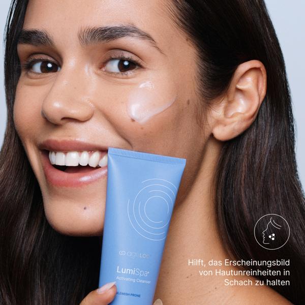 Activating Cleanser für dein LumiSpa für unreine Haut