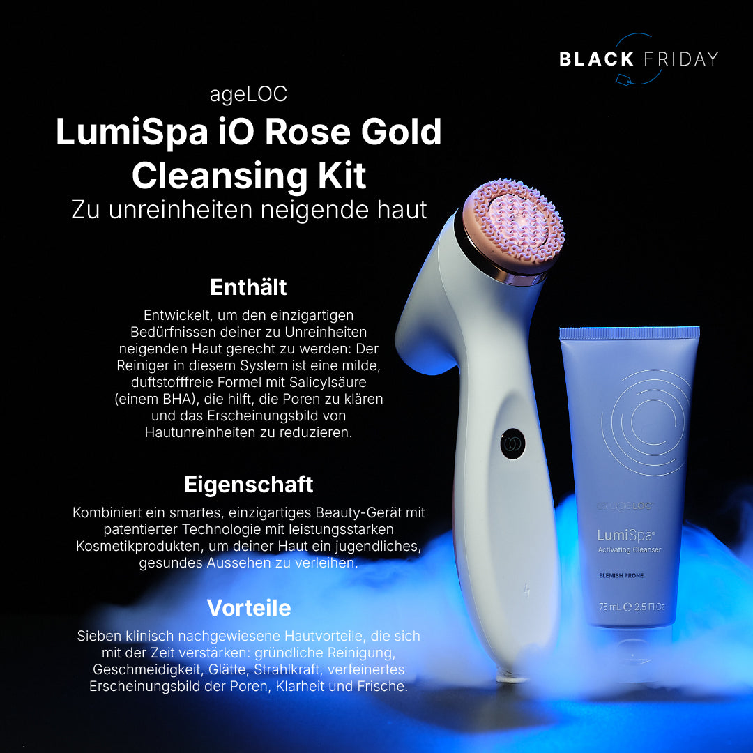 ageLOC LumiSpa iO - impure skin - Rose Gold