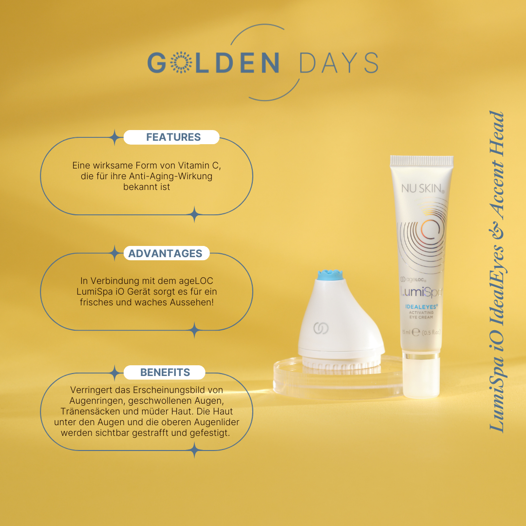 Nu Skin Golden Days 2024 LumiSpa Accent iO im Angebot