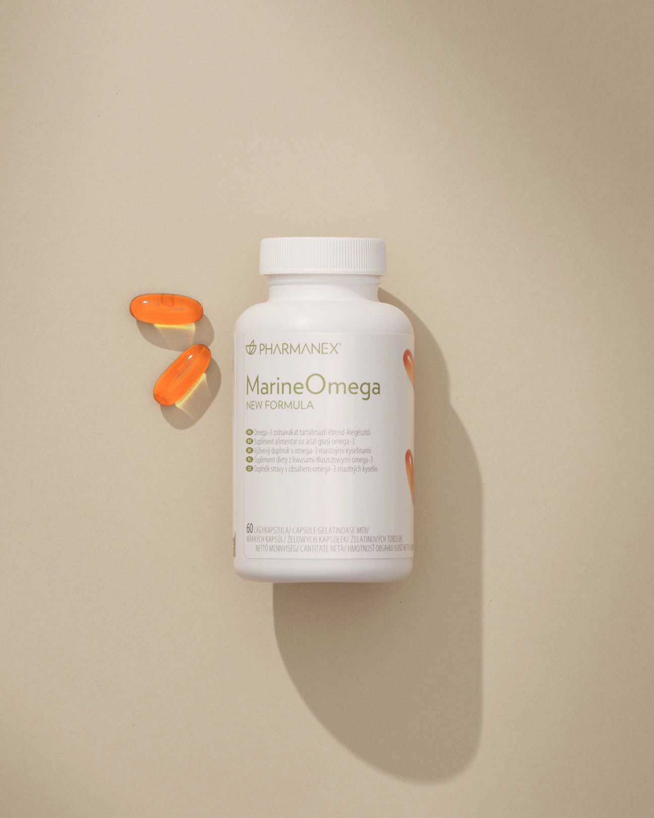 Nu Skin Pharmanex Marine Omega mit hochwertigen Omega-3-Fettsäuren aus Fischöl.