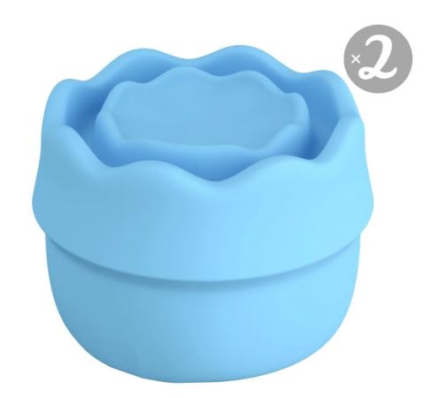 Blue silicone attachment for the LumiSpa Accent eye attachment