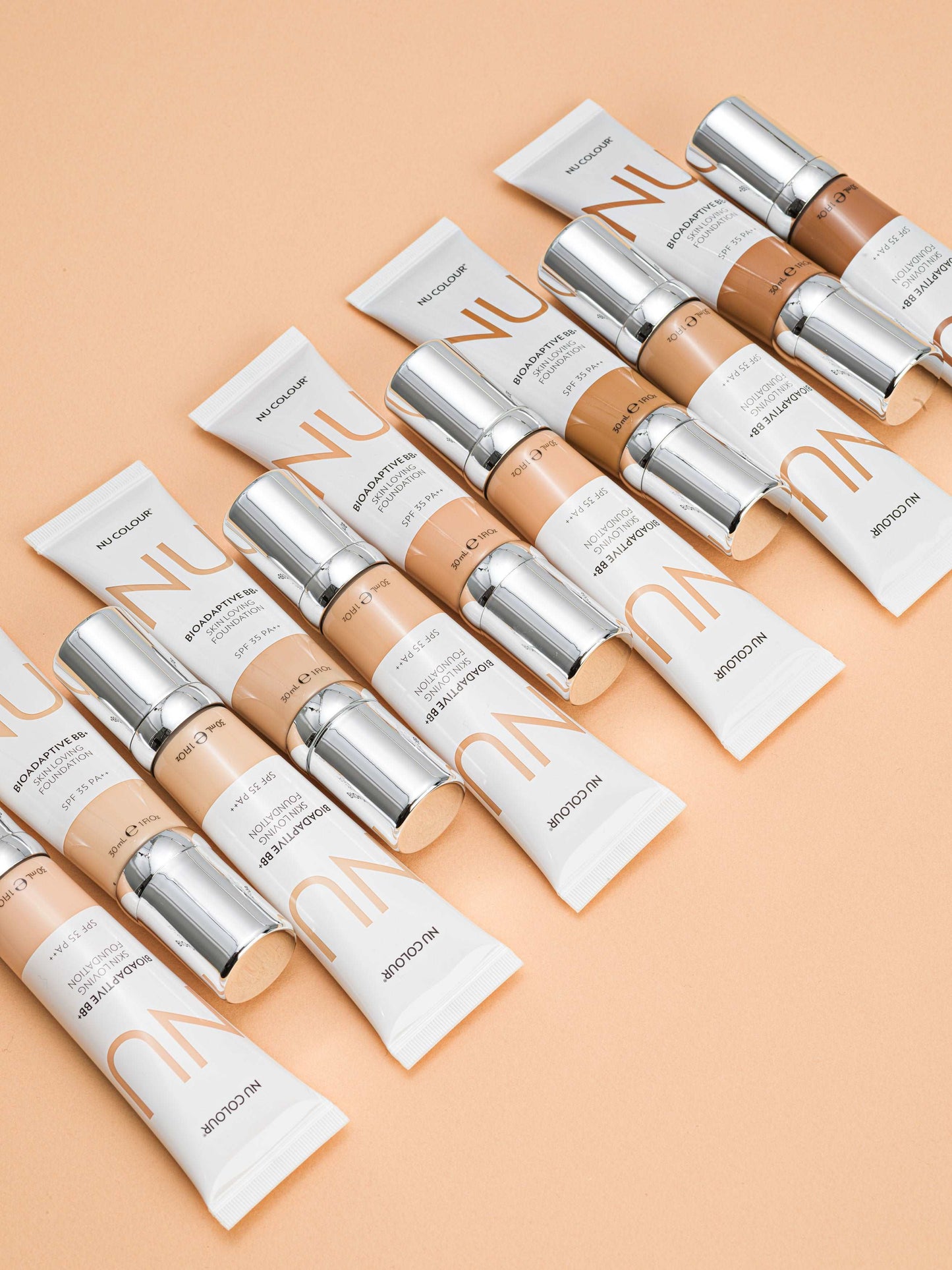 Bioadaptive* BB+ Skin Loving Foundation - tubes in all colors